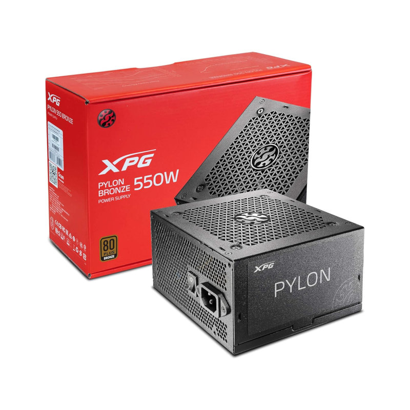 Adata XPG Pylon 550W 80 Plus Bronze Non-Modular Power Supply