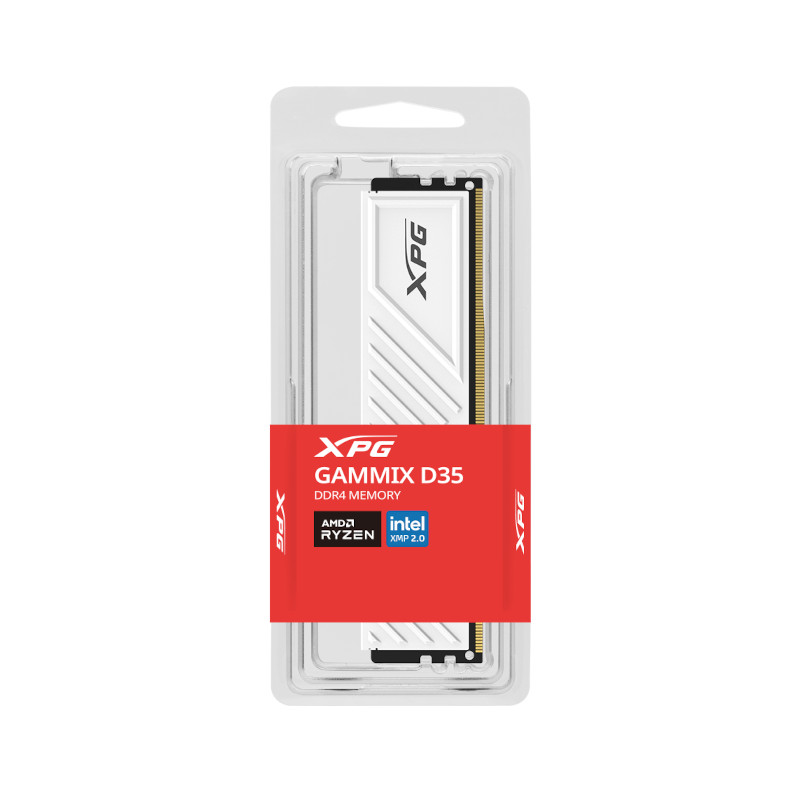 Adata XPG Gammix D35 32GB (32GBX1) DDR4 3200MHz RAM- White