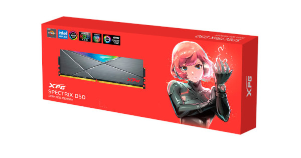 Buy Adata XPG Spectrix D50 8GB (8GBX1) DDR4 3200MHz | RGB RAM