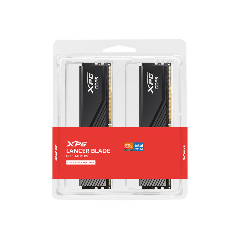 Adata XPG Lancer Blade 32GB (16GBX2) DDR5 6000MHz RAM- Black