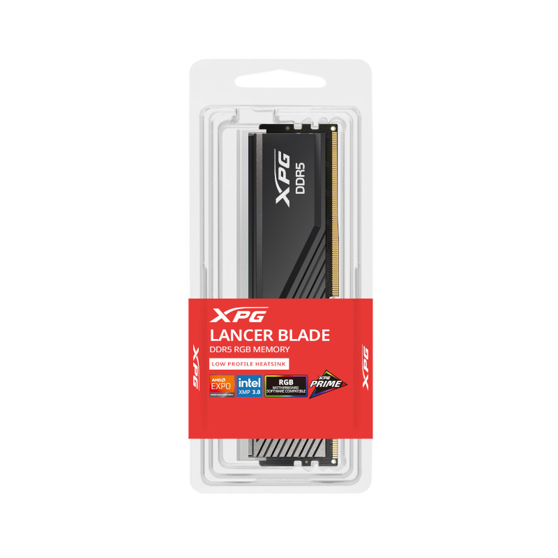 Adata XPG Lancer Blade RGB 16GB (16GBX1) DDR5 6000MHz CL34 RAM - Black Adata XPG Lancer Blade RGB 16GB (16GBX1) DDR5 6000MHz CL34 RAM - Black