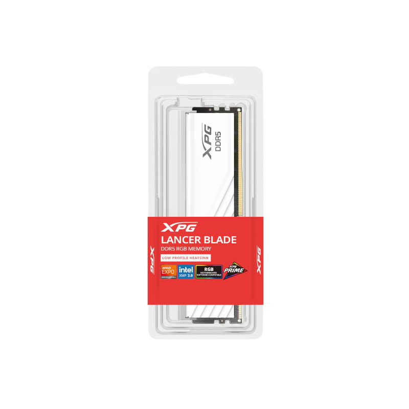 Adata XPG Lancer Blade RGB 16GB (16GBX1) DDR5 6000MHz RAM- White