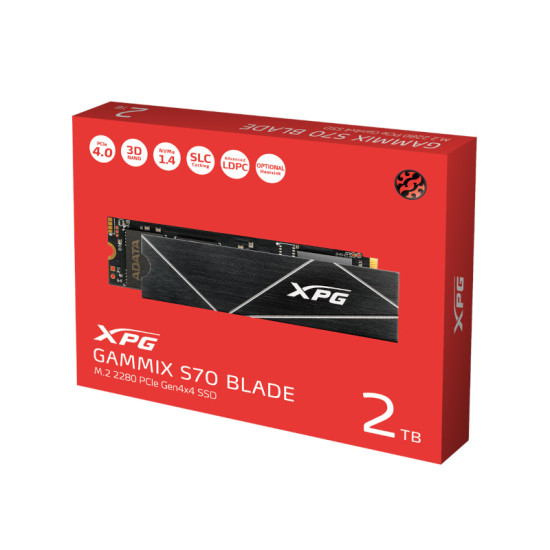 Adata XPG GAMMIX S70 Blade PCIe Gen4x4 M.2 2TB SSD