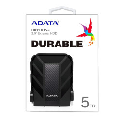 Adata HD710 Pro 5TB External Hard Drive - Black