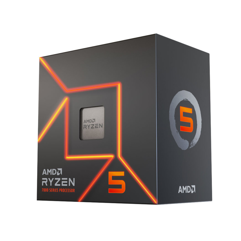 AMD Ryzen 5 7500F Processor (6 Cores, 12 Threads, Max. Boost Clock Up To 5GHz, AM5 Socket and 38MB Cache)