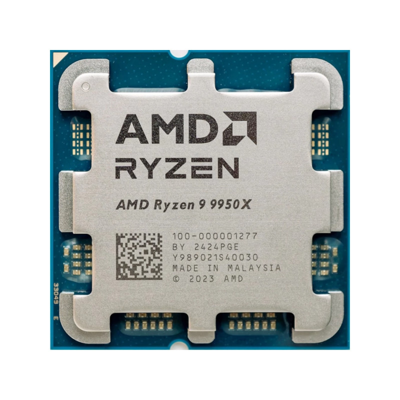 AMD Ryzen 9 9950X (Tray) Processor with Radeon Graphics (16 Cores, 32 Threads, Max. Boost Clock Up To 5.7GHz, AM5 Socket and 80MB Cache)
