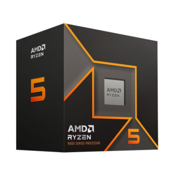 AMD Ryzen 5 9600 Processor with Radeon Graphics (6 Cores, 12 Threads, Max. Boost Clock Up To 5.2GHz, AM5 Socket and 38MB Cache)