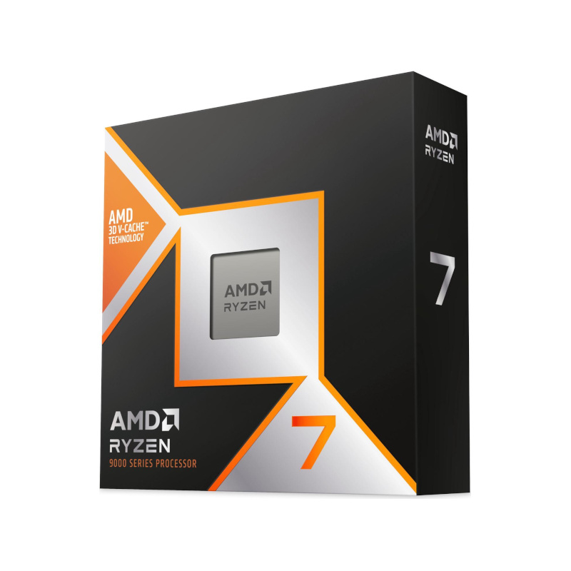 AMD Ryzen 7 9800X3D Processor with Radeon Graphics (8 Cores, 16 Threads, Max. Boost Clock Up To 5.2GHz, AM5 Socket and 104MB Cache)