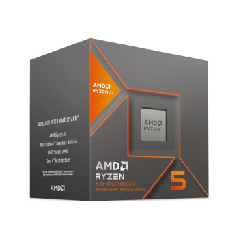 AMD Ryzen 5 8600G Processor with Radeon 760M Graphics (6 Cores, 12 Threads, Max. Boost Clock Up To 5.0GHz, AM5 Socket and 22MB Cache)