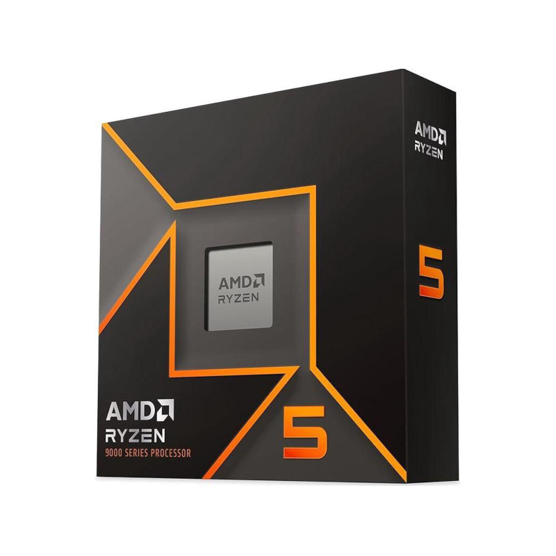 AMD Ryzen 5 9600X Processor with Radeon Graphics (6 Cores, 12 Threads, Max. Boost Clock Up To 5.4GHz, AM5 Socket and 38MB Cache)