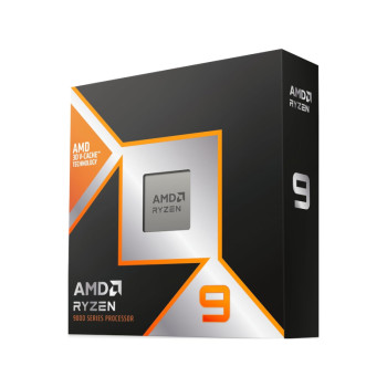 AMD Ryzen 9 9850X3D Processor with Radeon Graphics (8 Cores, 16 Threads, Max. Boost Clock Up To 5.6GHz, AM5 Socket and 104MB Cache)