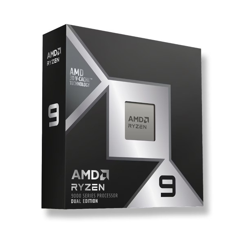 AMD Ryzen 9 9950X3D2 Dual Edition Desktop Processor with Radeon Graphics (16 Cores, 32 Threads, Max. Boost Clock Up To 5.6GHz, AM5 Socket and 208MB Cache)