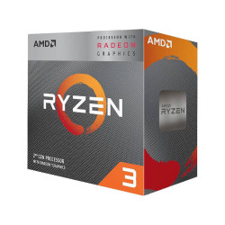 AMD Ryzen 3 3200G Processor with Radeon Vega 8 Graphics (4 Cores, 4 Threads, Max. Boost Clock Up To 4.0GHz, AM4 Socket and 6MB Cache)