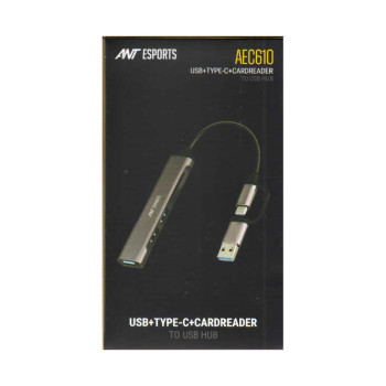 Ant Esports AEC610 USB+Type-C+CardReader to USB Hub