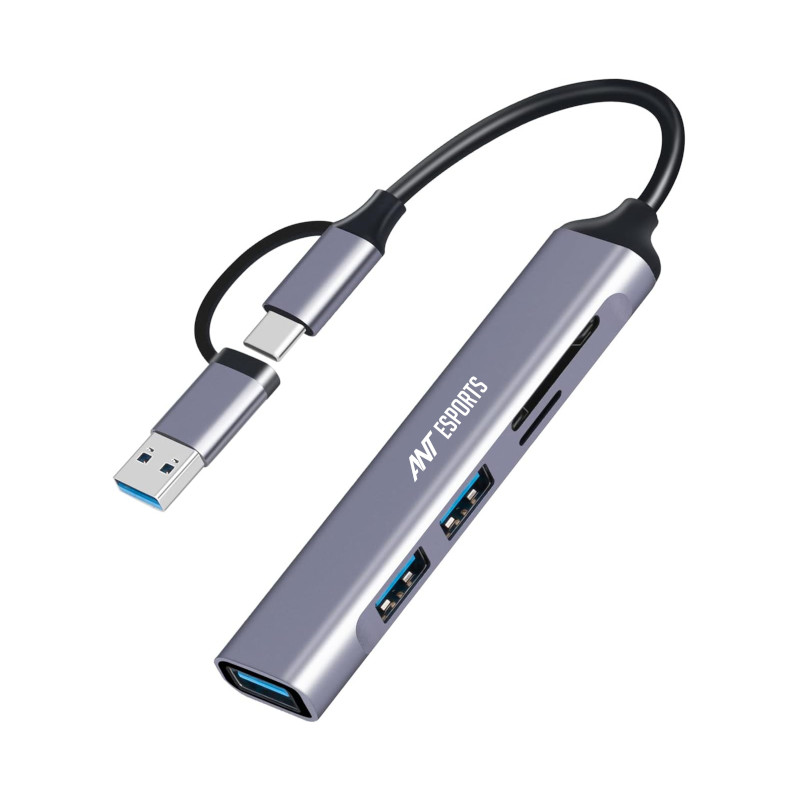 Ant Esports AEC610 USB+Type-C+CardReader to USB Hub