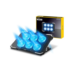 Ant Esports NC230 RGB Gaming Notebook Cooler Pad - Black