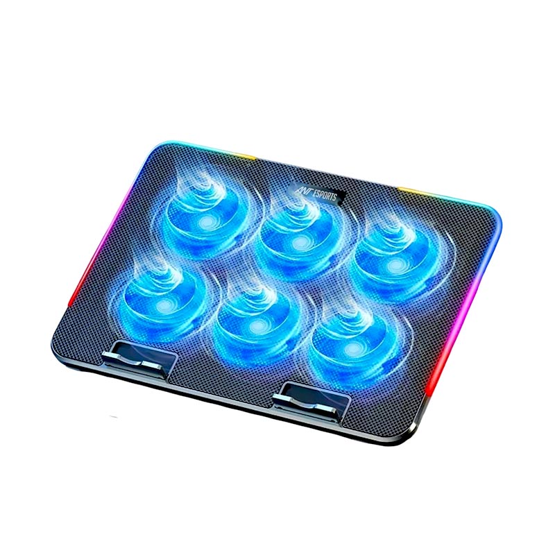 Ant Esports NC250 RGB Laptop Cooling Pad, Laptop Cooler with Mobile Holder