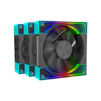 Ant Esports Quartzflow 120mm 3 in 1 ARGB Case Fan Kit – Black