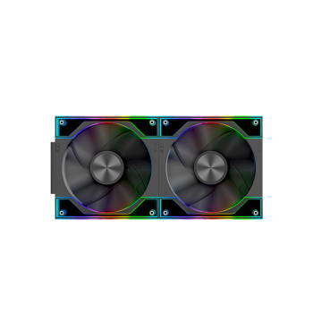 Ant Esports Quartzflow 120mm 3 in 1 ARGB Case Fan Kit – Black