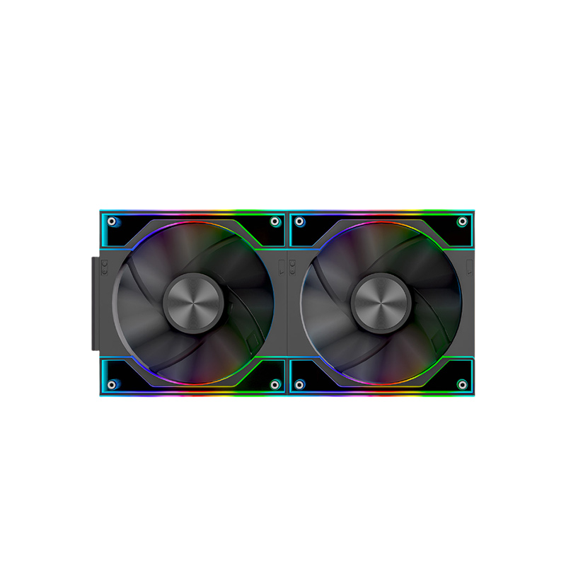 Ant Esports Quartzflow 120mm 3 in 1 ARGB Case Fan Kit – Black