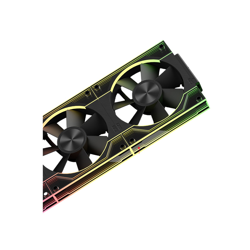 Ant Esports Quartzflow 120mm 3 in 1 ARGB Case Fan Kit – Black