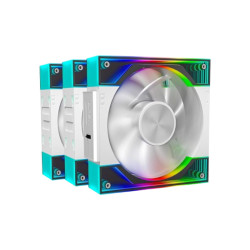 Ant Esports Quartzflow 120mm 3 in 1 ARGB Case Fan Kit – White