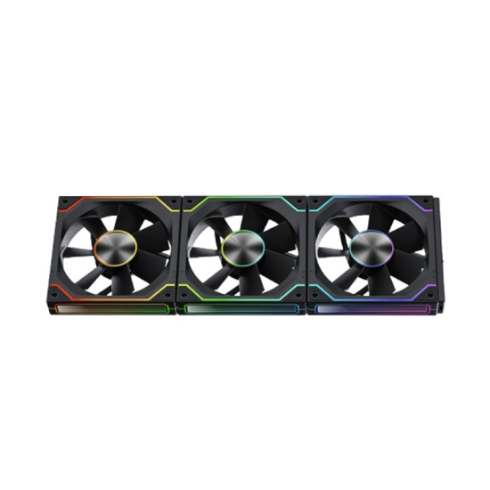 Ant Esports Shiftflow 120mm 3 in 1 ARGB Case Fan Kit – Black