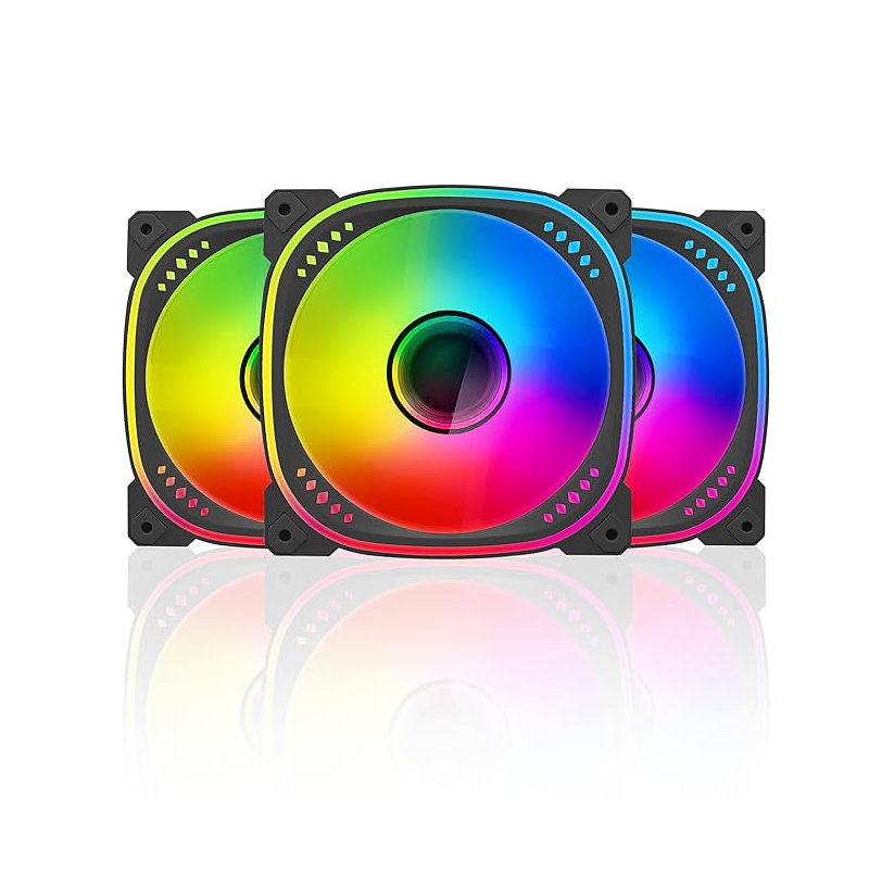 Ant Esports Spectraflow ARGB 120mm Case Fan (3-pack)