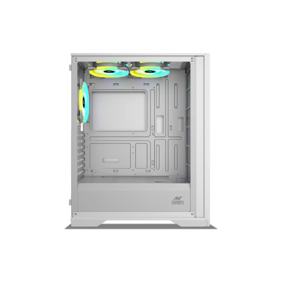 Ant Esports ICE-4000RGB White Mid Tower Gaming Cabinet