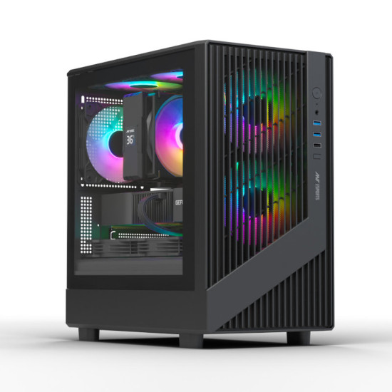 Ant Esports 120 Air Mini Gaming Cabinet - Black Ant Esports 120 Air Mini Gaming Cabinet - Black