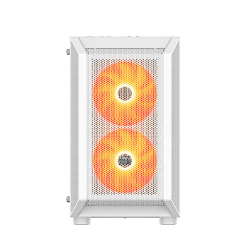 Ant Esports 200 Air Mini (M-ATX) Mini Tower Gaming Cabinet - White