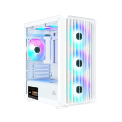 Ant Esports 205 Mini 6F Mid Tower Gaming Cabinet - White