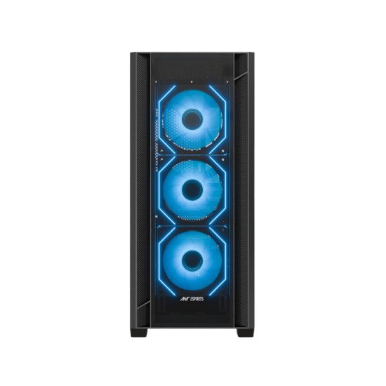 Ant Esports AQUA 360 4F Mid Tower Gaming Cabinet - Black Ant Esports AQUA 360 4F Mid Tower Gaming Cabinet - Black