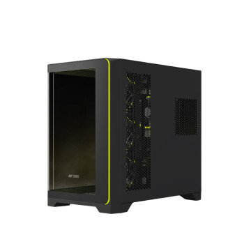Ant Esports Crystal ARC Gaming Cabinet - Black