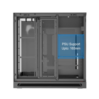 Ant Esports Crystal ARC Pro Gaming Cabinet - Black