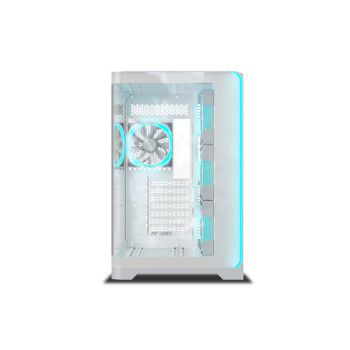 Ant Esports Crystal ARC Gaming Cabinet - White
