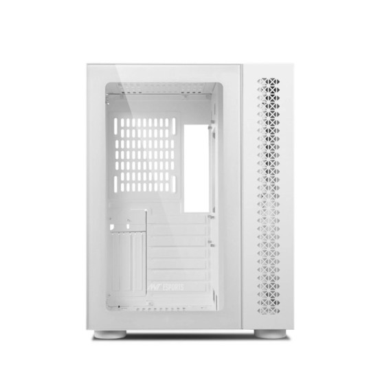 Ant Esports Crystal ARGB Cabinet - White