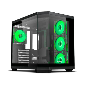 Ant Esports Crystal X11 ARGB (ATX) Mid Tower Gaming Cabinet - Black