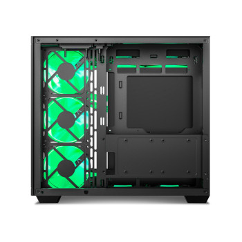 Ant Esports Crystal X11 ARGB (ATX) Mid Tower Gaming Cabinet - Black