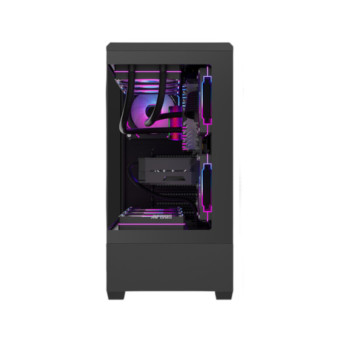 Ant Esports Crystal X6 Lite Mid-Tower Gaming Cabinet - Black
