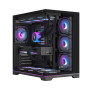 Ant Esports Crystal X7 Pro Max ARGB Mid Tower Gaming Cabinet with Type-C - Black