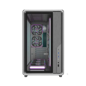 Ant Esports Crystal X8 Frame Gaming Cabinet - Black