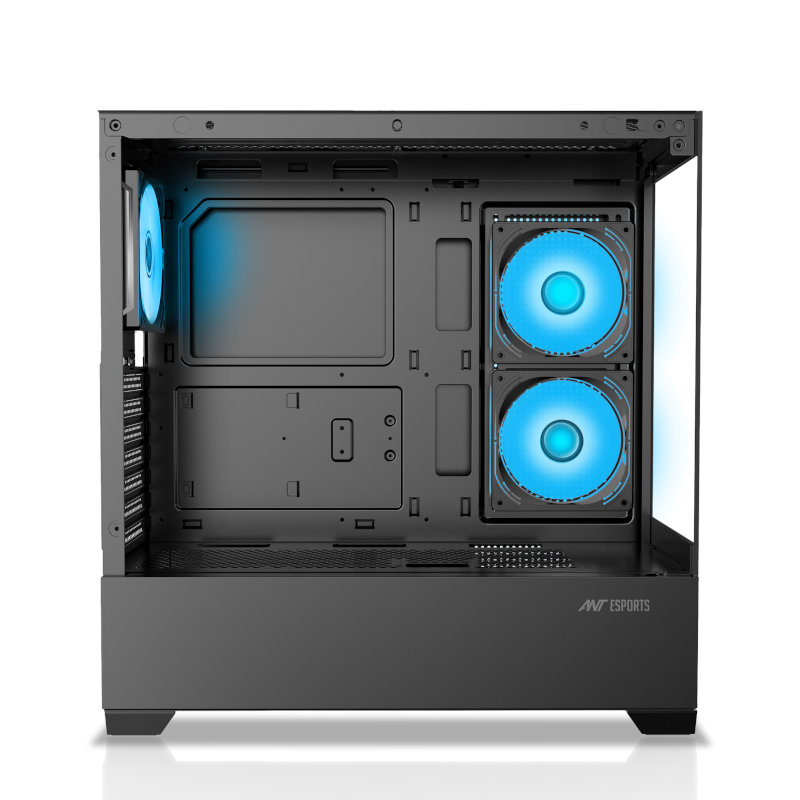 Ant Esports Crystal Z3 Mid Tower Gaming Cabinet - Black