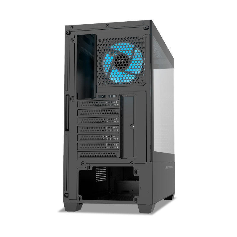 Ant Esports Crystal Z3 Mid Tower Gaming Cabinet - Black