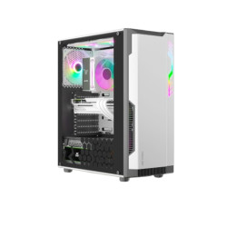 Ant Esports Eclipse Mid Tower Gaming Cabinet - White