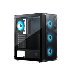 Ant Esports ICE-112 (ATX) Mid Tower Gaming Cabinet - Black