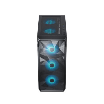 Ant Esports ICE-112 (ATX) Mid Tower Gaming Cabinet - Black