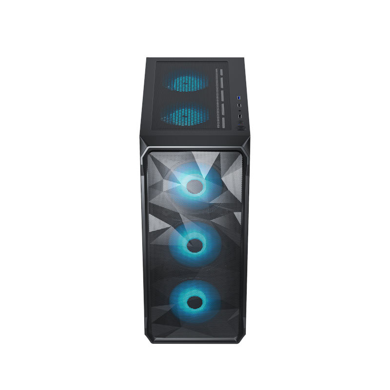 Ant Esports ICE-112 (ATX) Mid Tower Gaming Cabinet - Black