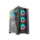 Ant Esports ICE-170TG Mid Tower Gaming Cabinet - Black
