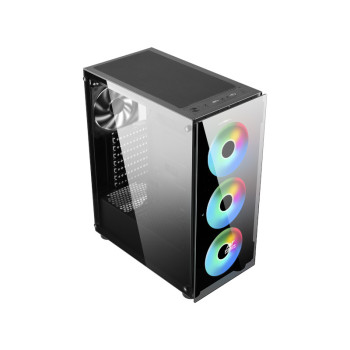 Ant Esports ICE-311GT (ATX) Mid Tower Gaming Cabinet - Black